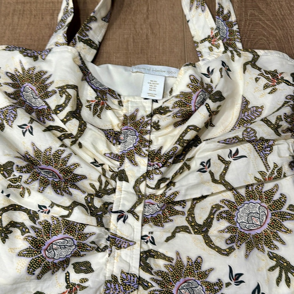 House of Harlow 1960 Cotton 2 Piece Skirt &Top Set XS/TP Floral Cotton Boho - Picture 4 of 16